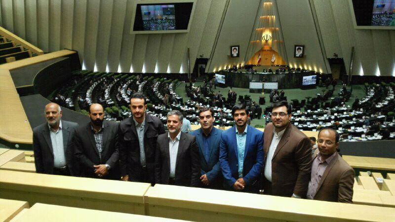 اعضای شورای روابط عمومی پیشوا در مجلس شورای اسلامی حضور یافتند