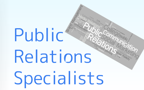 یک متخصص روابط عمومی چه می کند؟