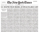 صفحه اول نیویورک تایمز در تسخیر نام هزار تن از قربانیان کرونا