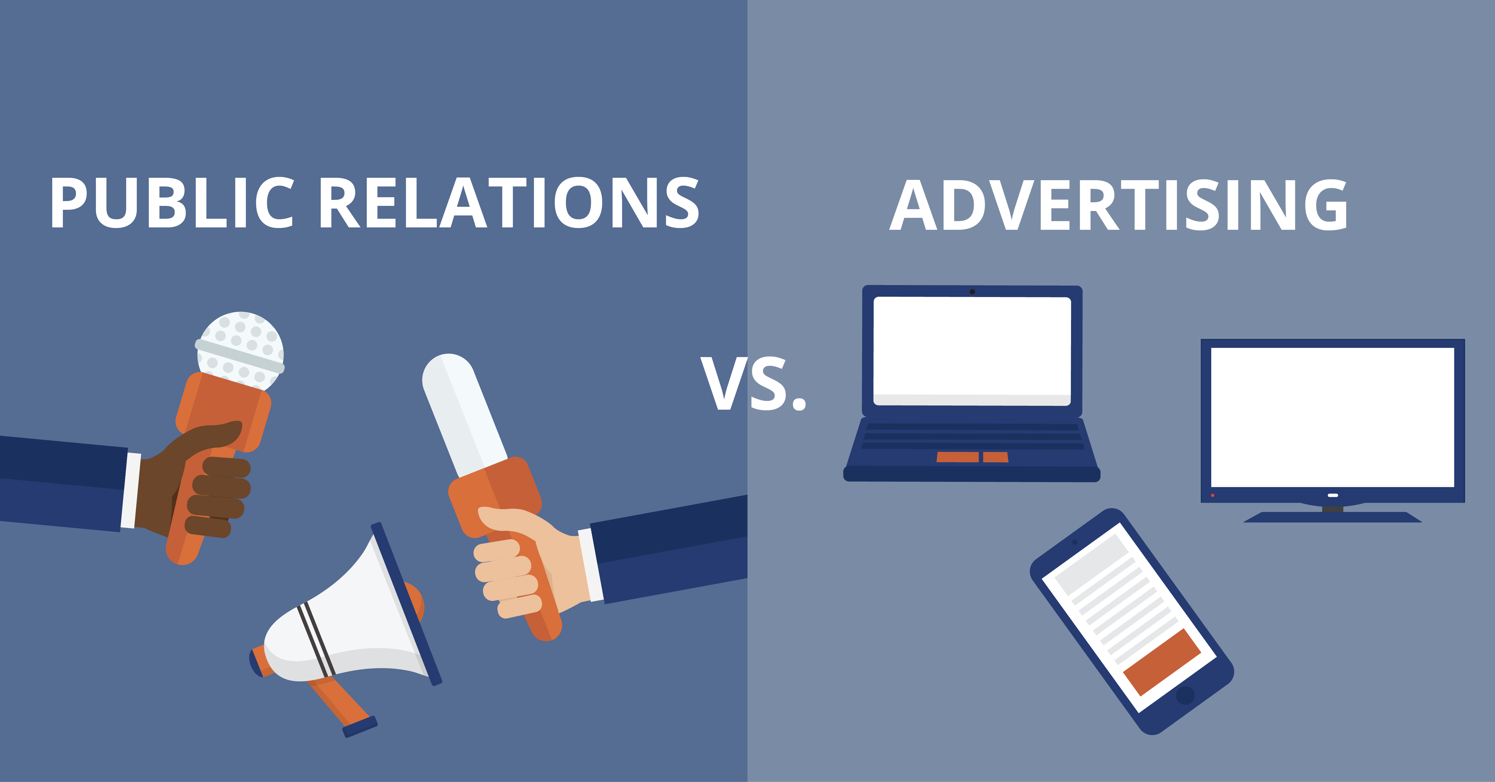 10 تفاوت میان تبلیغات و روابط عمومی