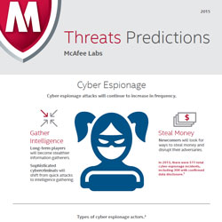 محققان مک کافی: حملات سایبری رو به وخامت در سال 2015