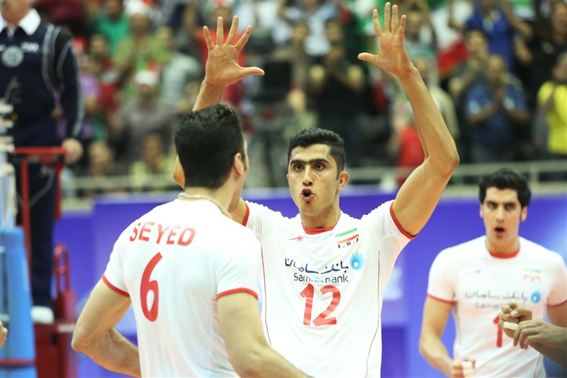 تیم والیبال ایران مقابل برزیل به برتری رسید